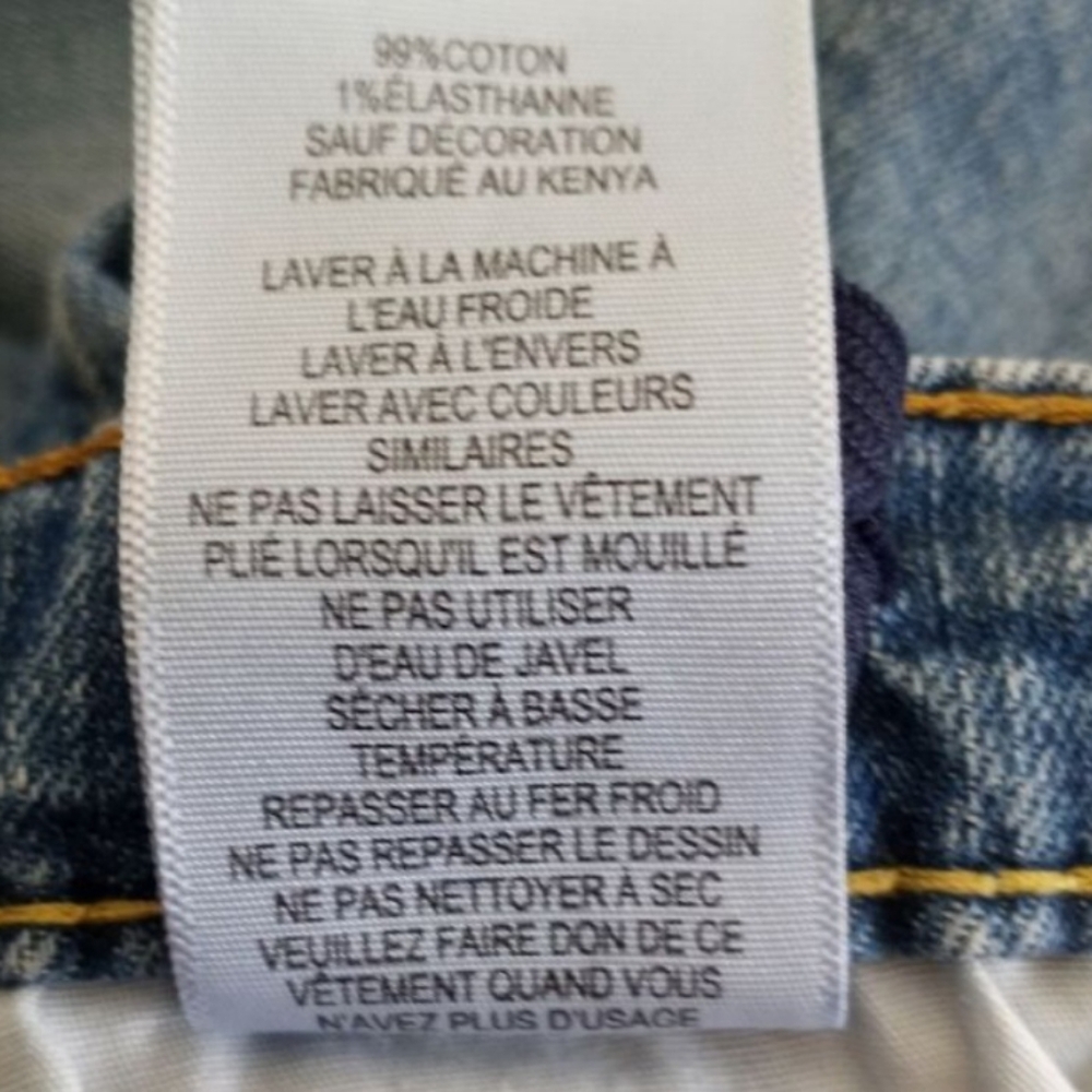 Levi's Light Blue Boys Straight Jeans Sz.7 EUC. - Picture 6 of 6